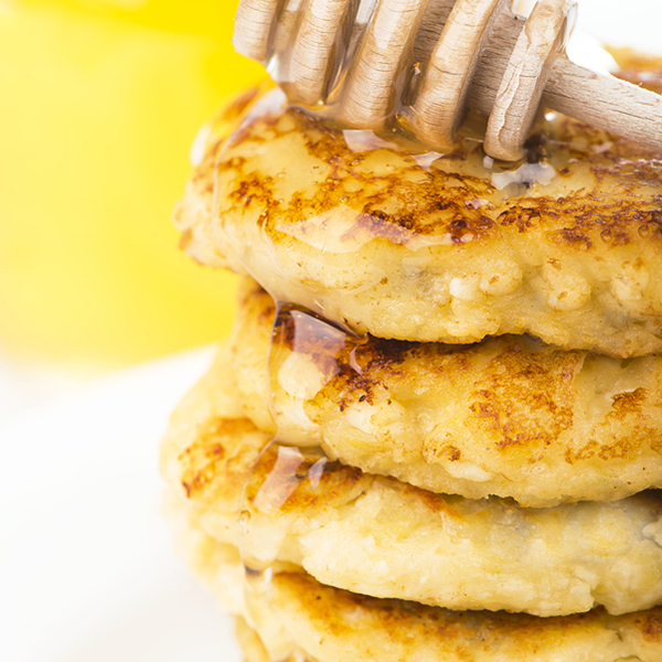 Fluffy Cinnamon Cottage Cheese Pancakes Recipe