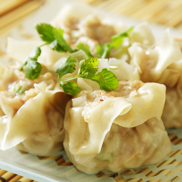 chinese dim sum dumplings stuffed with pork