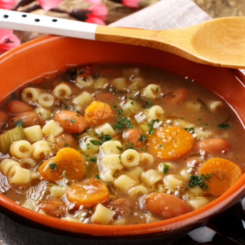 Homemade Vegetable Pasta Soup Recipe 7323