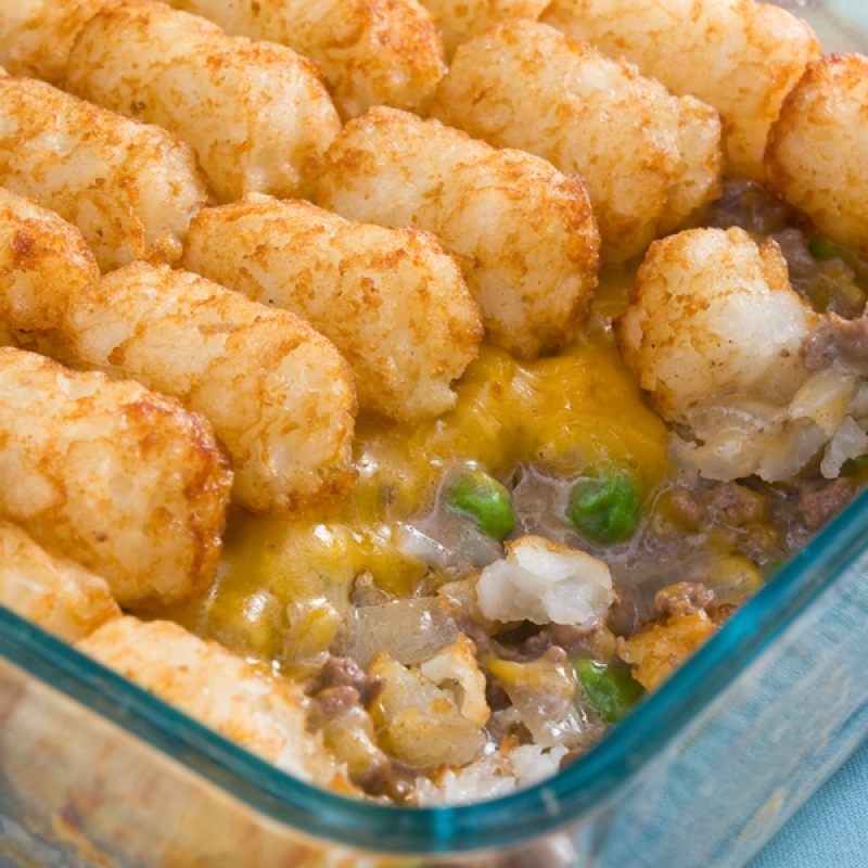ground beef and tater tot casseroles