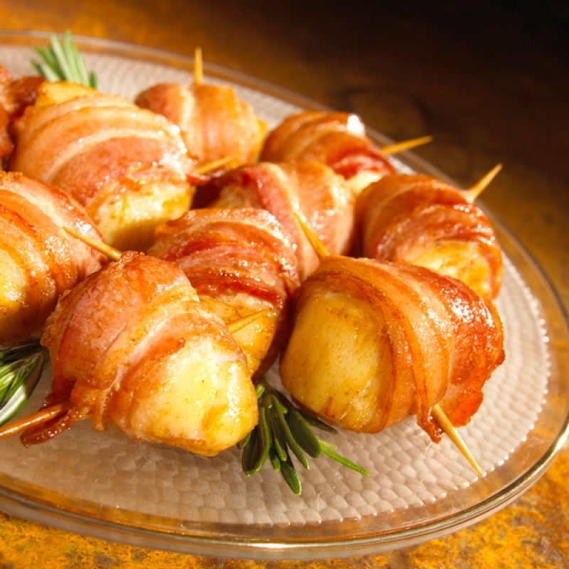 Baked Bacon Wrapped Scallops Recipe