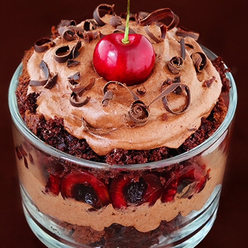 small black forest trifle