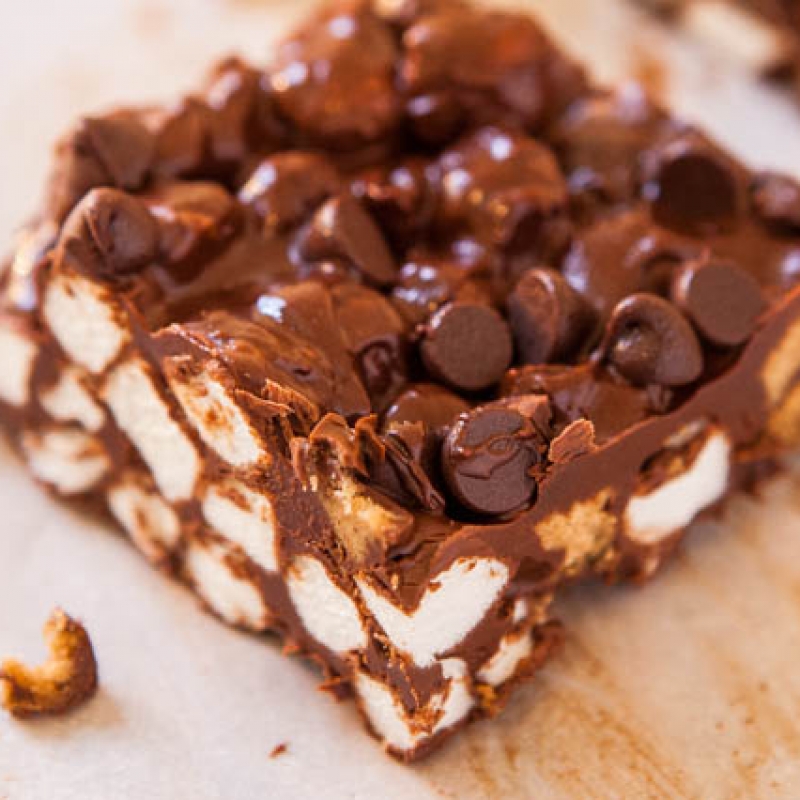 Marshmallow Chocolate Bars Recipe