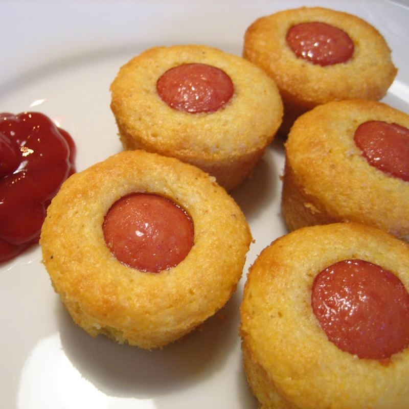 Mini Corn Dog Muffins Recipe