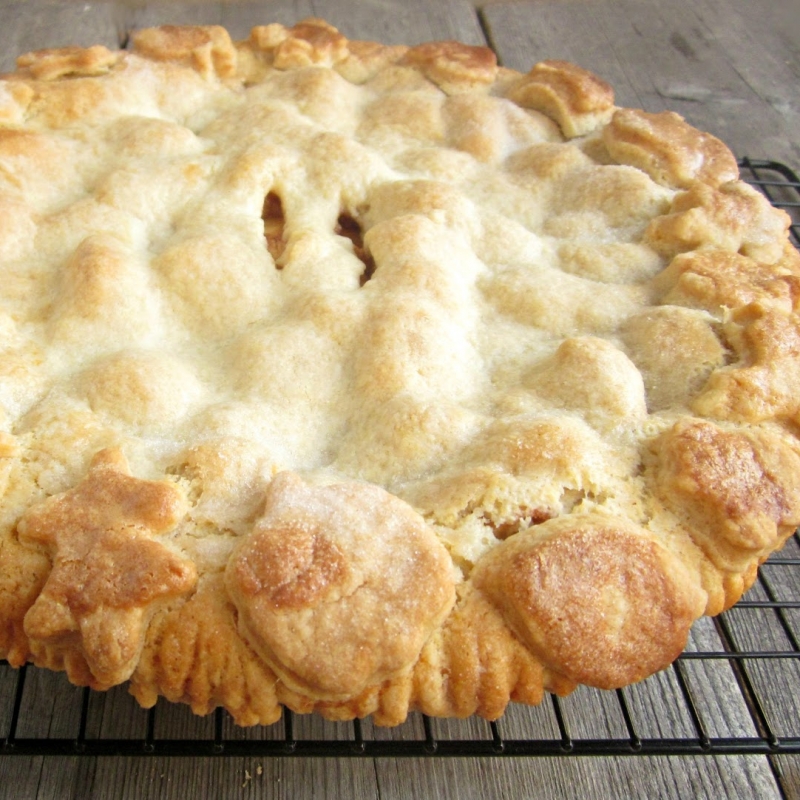 homemade fresh apple pie