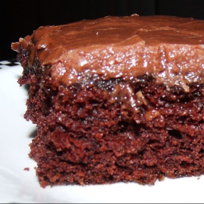 Brownie Cake With Chocolate Icing Recipe