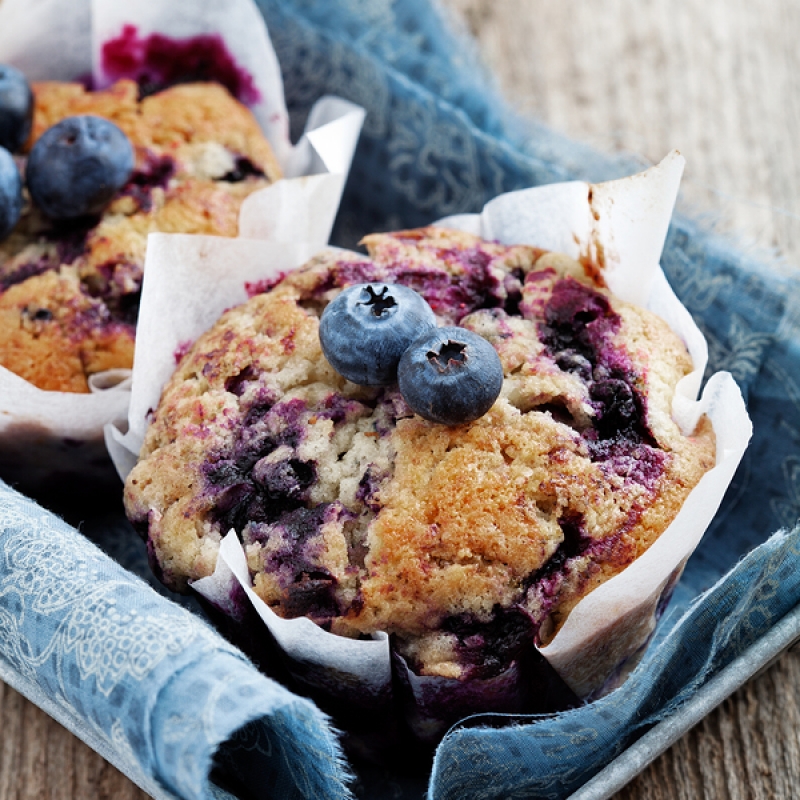 Fresh Summer Blueberry Muffins Recipe