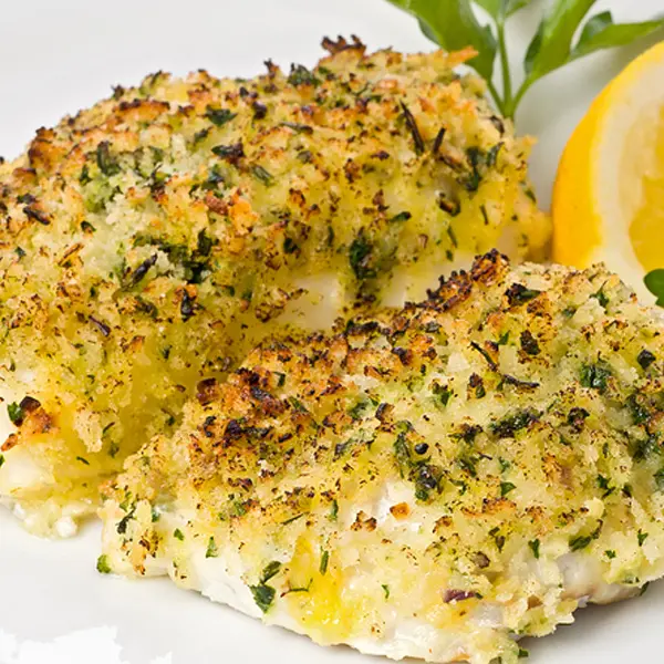 Breaded Grilled Lemon Dill Fish