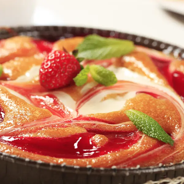 Strawberry Peachy Cake