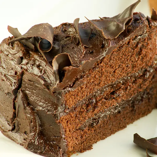 Chocolate Cake with Chocolate Cream Filling and Mocha Butter Frosting