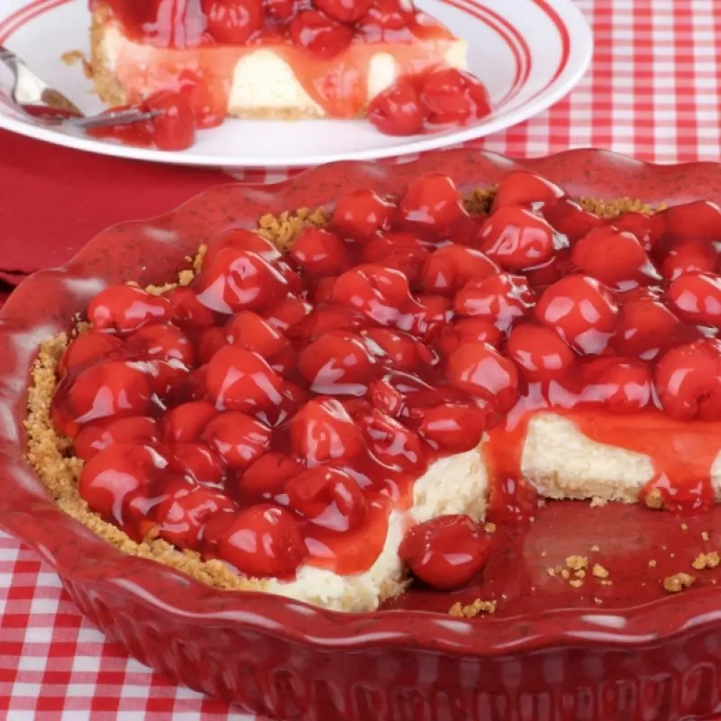 Cherry Cheesecake Pie