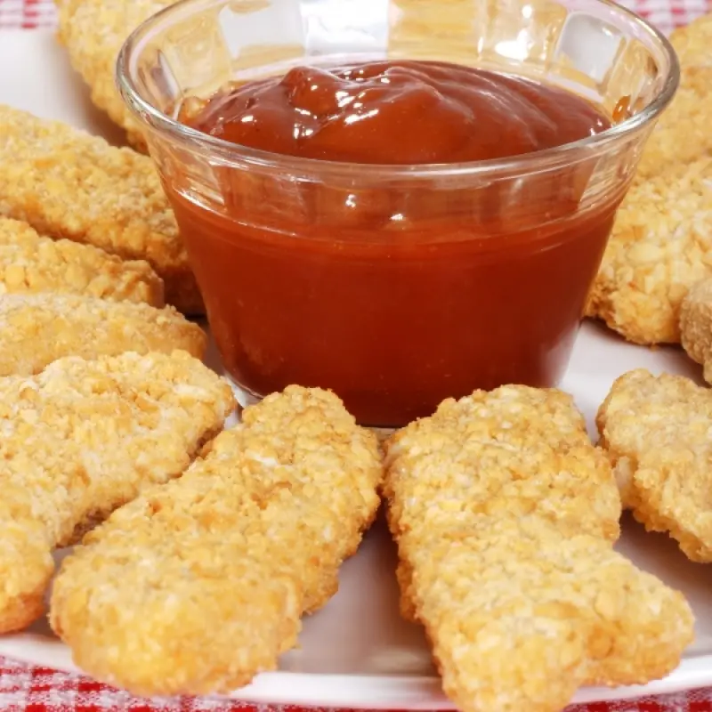 Baked Chicken Fingers and Dipping Sauces