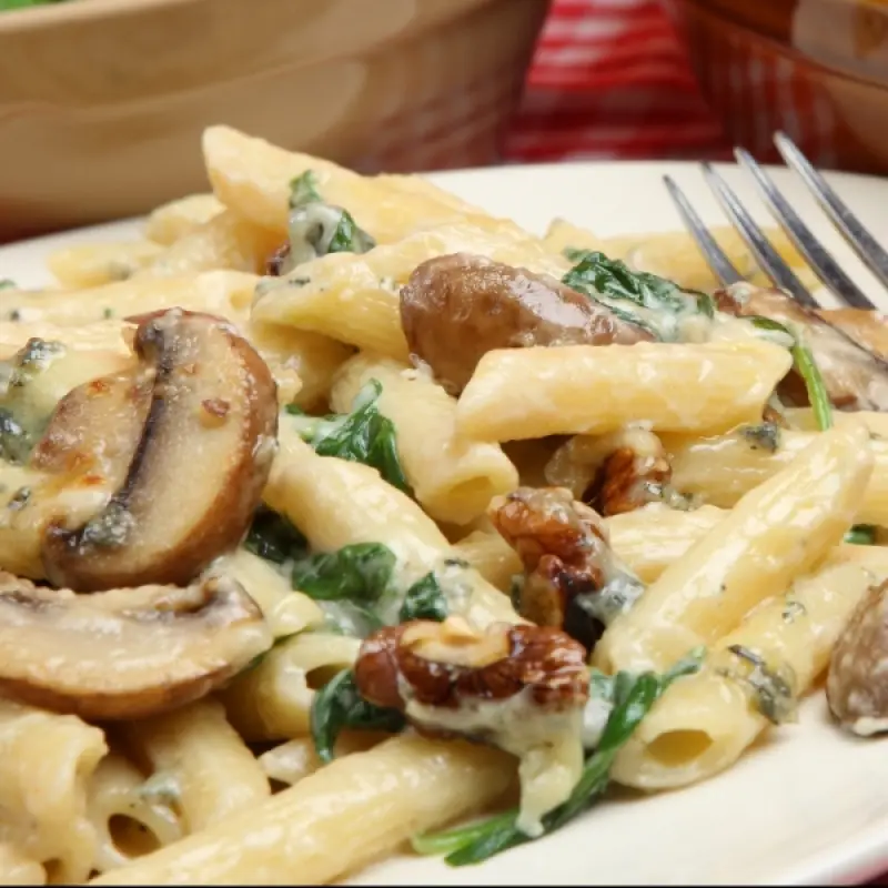 Mushrooms Florentine