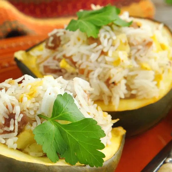 Stuffed Baked Acorn Squash