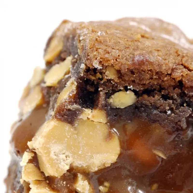 Chewy Caramel Brownies