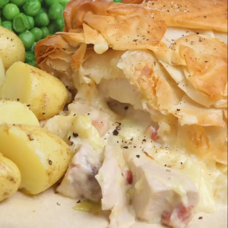 Chicken and Bacon Pie