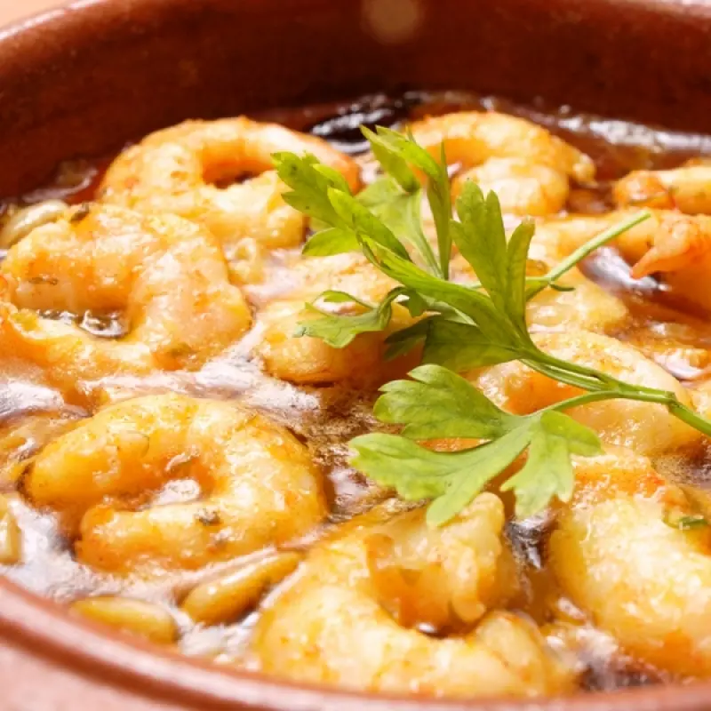 Spicy Lemon Garlic Prawns