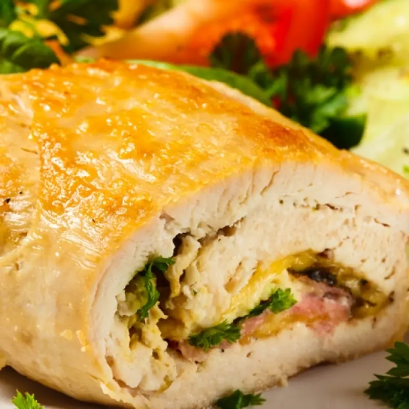 Honey Mustard Stuffed Pork