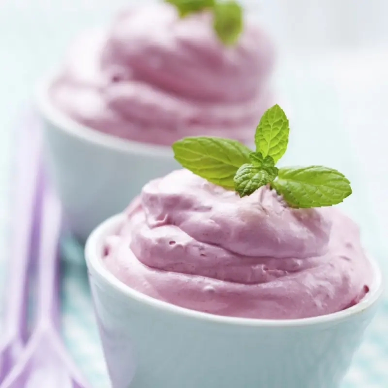Lemon Blackberry Mousse
