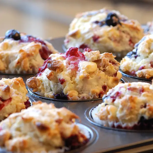 Raspberry Blueberry Muffin