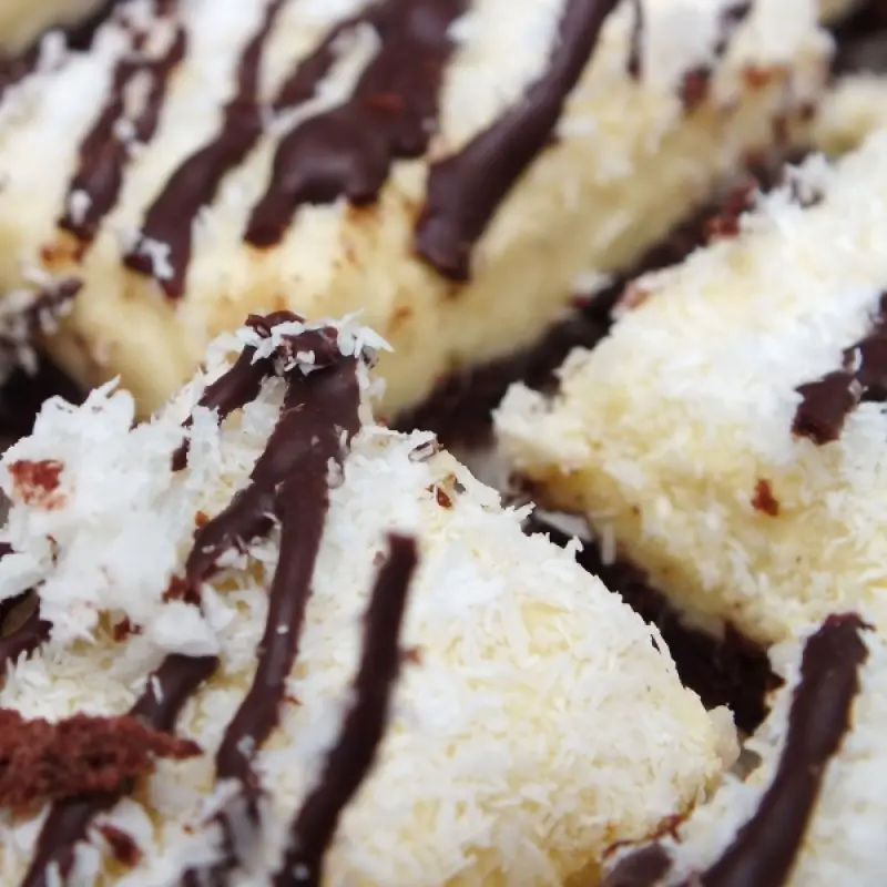 Chocolate Fudge Coconut Bars