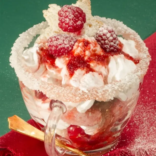 Sweet Raspberry Trifle Cups