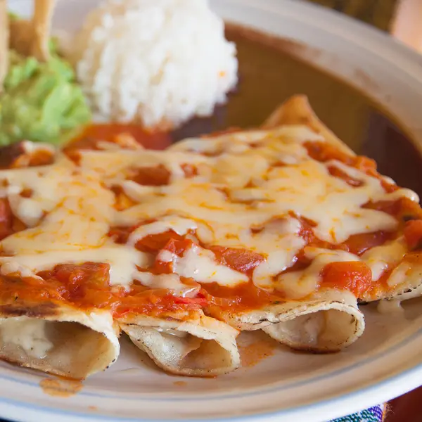 Cheese and Chicken Enchiladas