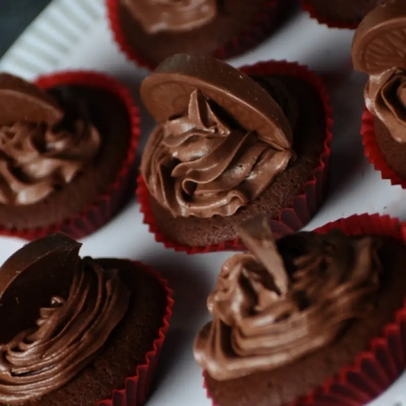 Dark Chocolate Orange Cupcakes