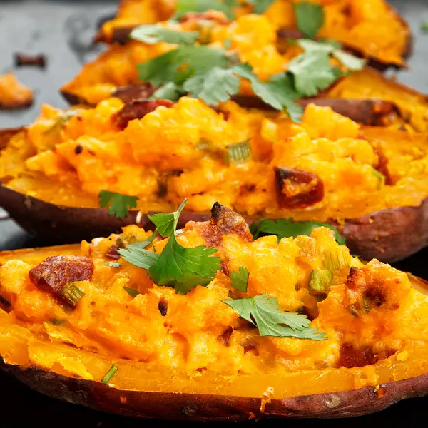 Stuffed Baked Sweet Potatoes