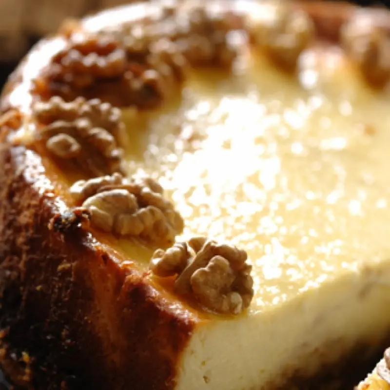 Maple Walnut Cheesecake