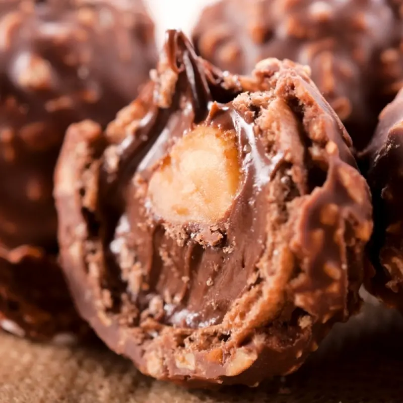 Homemade Hazelnut Truffles
