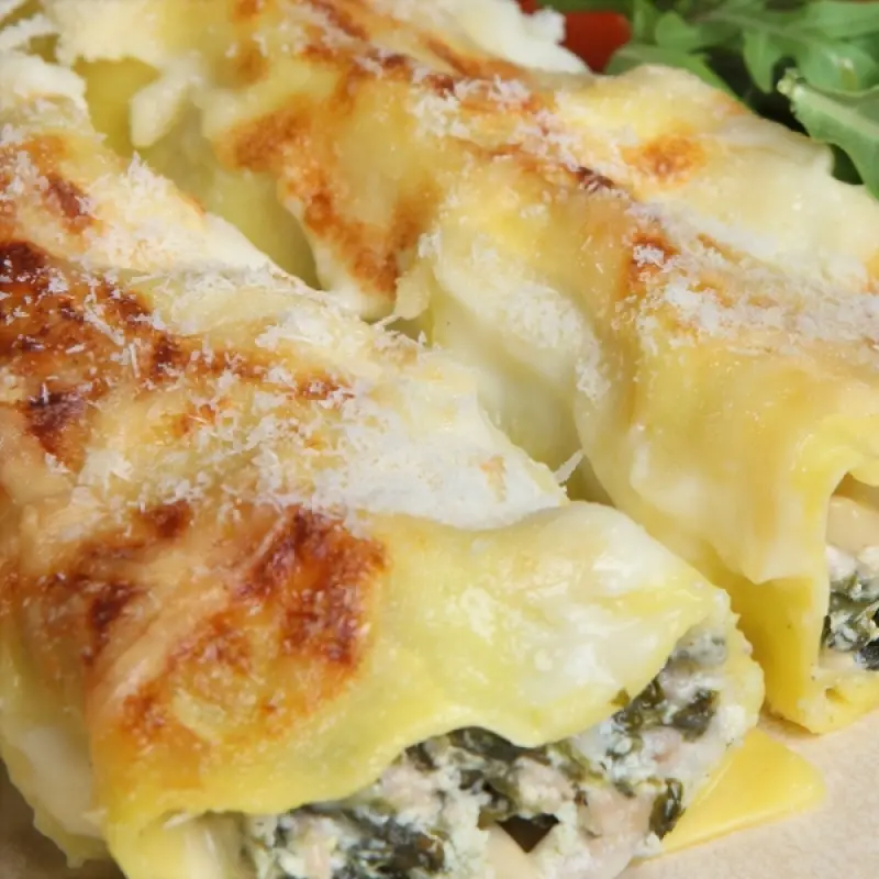 Cannelloni with Pork and Spinach