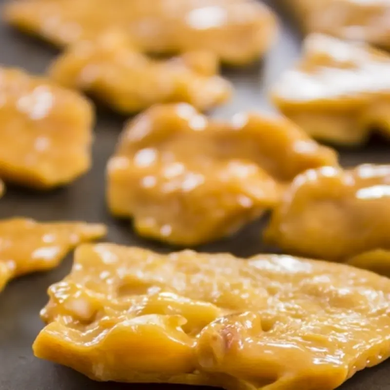 Peanut and Macadamia Nut Brittle