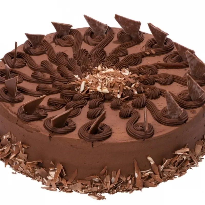Devils Food Cake Surrounded With Chocolate