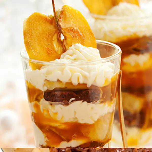 Caramel Apple Parfait Trifle