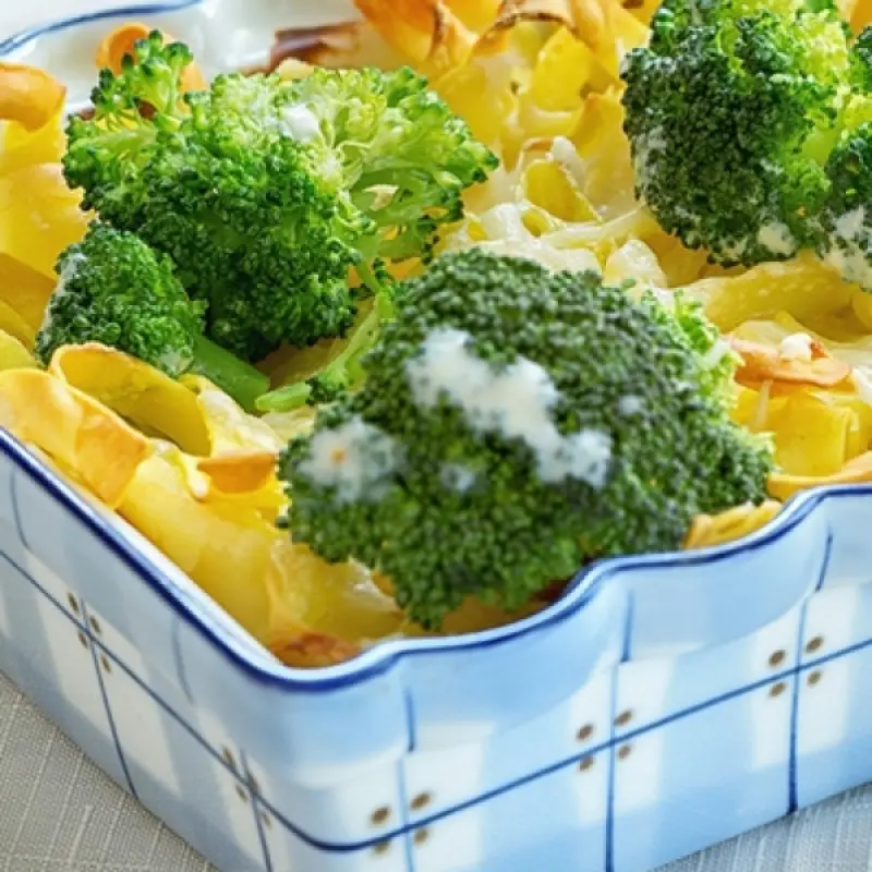 Fresh Tagliatelle Pasta With Broccoli