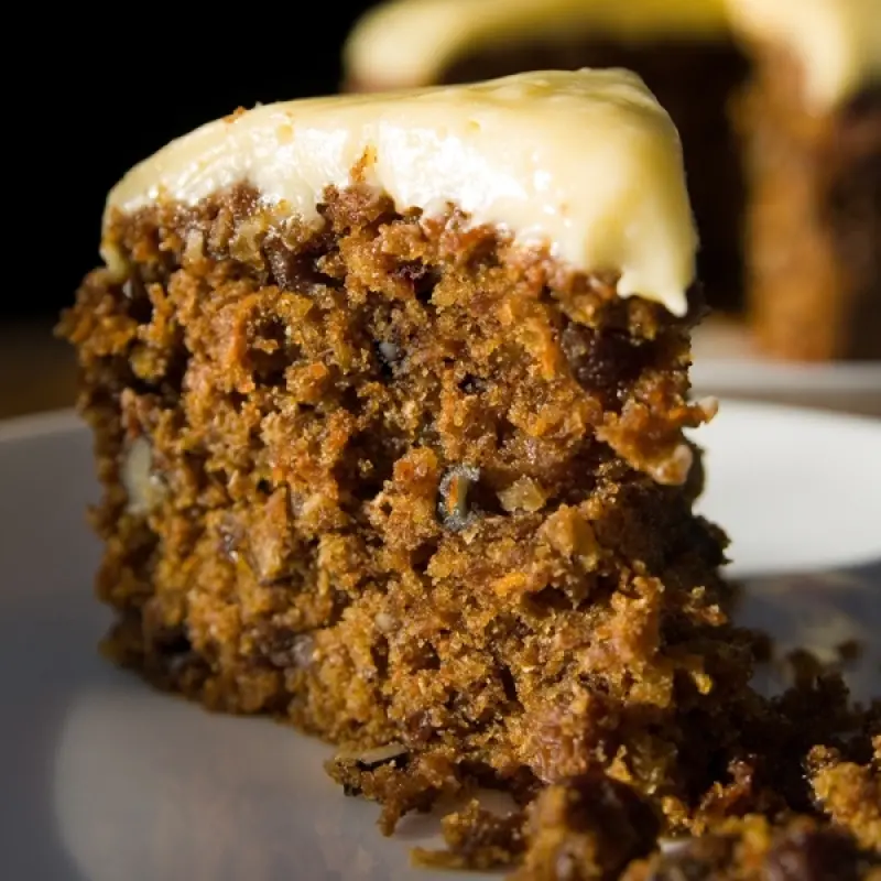 Walnut Raisin Carrot Cake