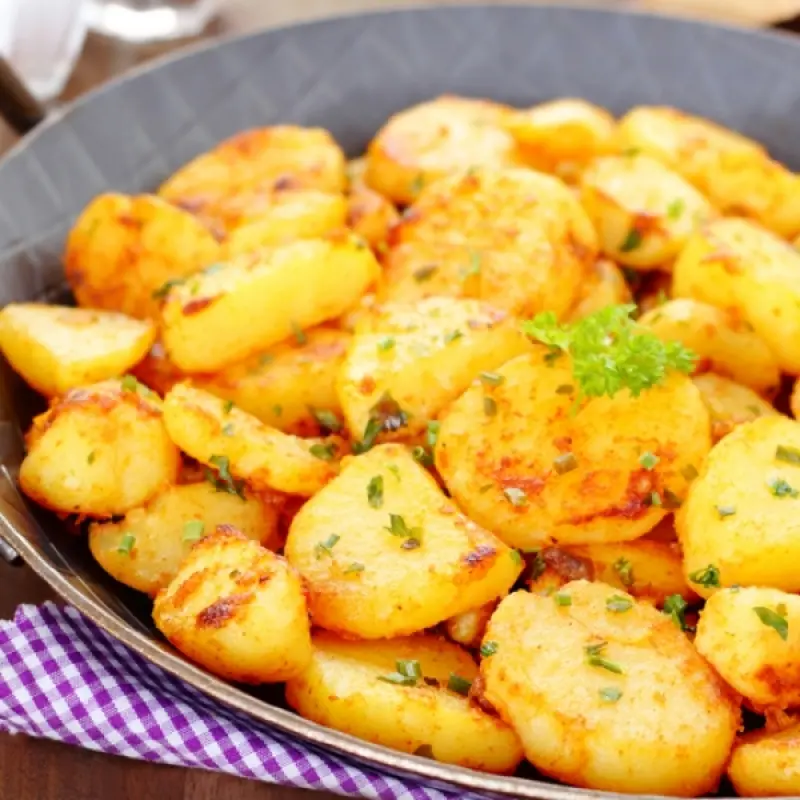 Crispy Pan Fried Potatoes