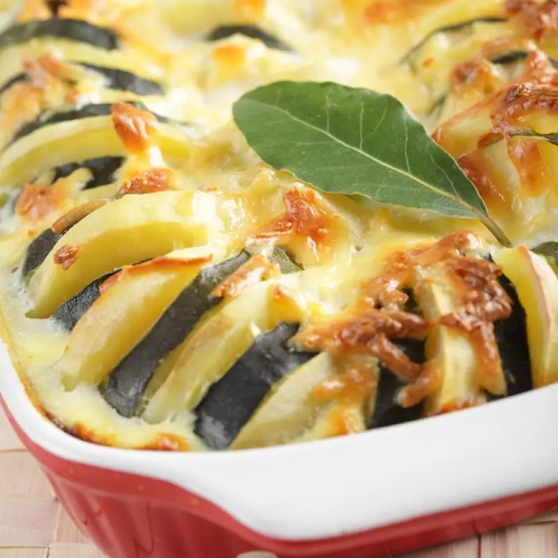 Potato and Zucchini Casserole Bake