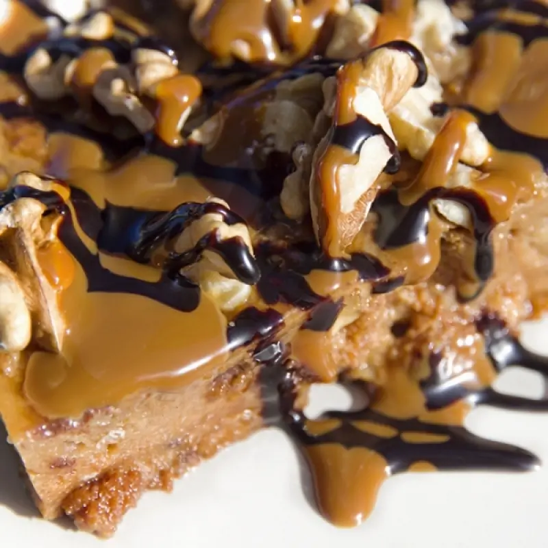 Crustless Caramel Cheesecake Dessert
