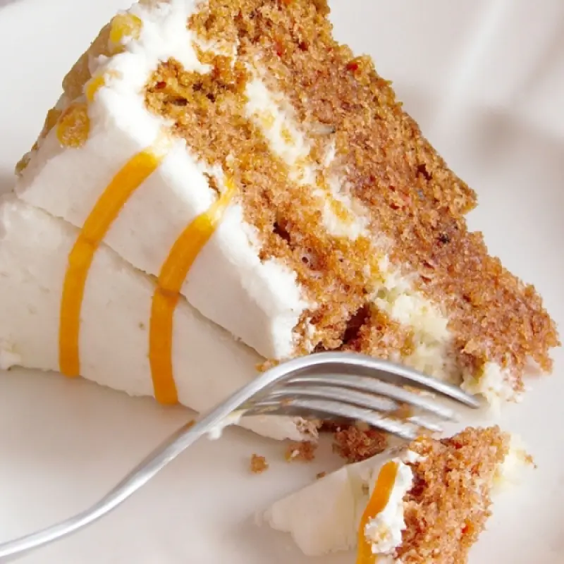 Carrot Cake With Drizzle