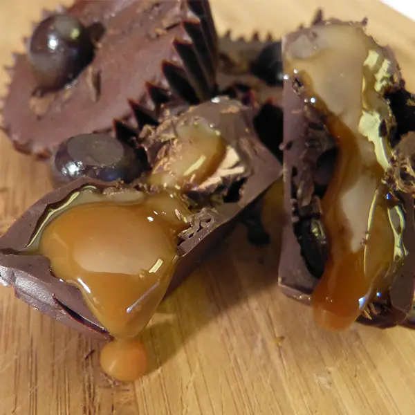 Mocha Caramel Chocolate Cups