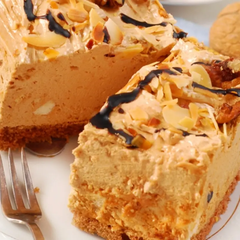 Orange Almond Cheescake