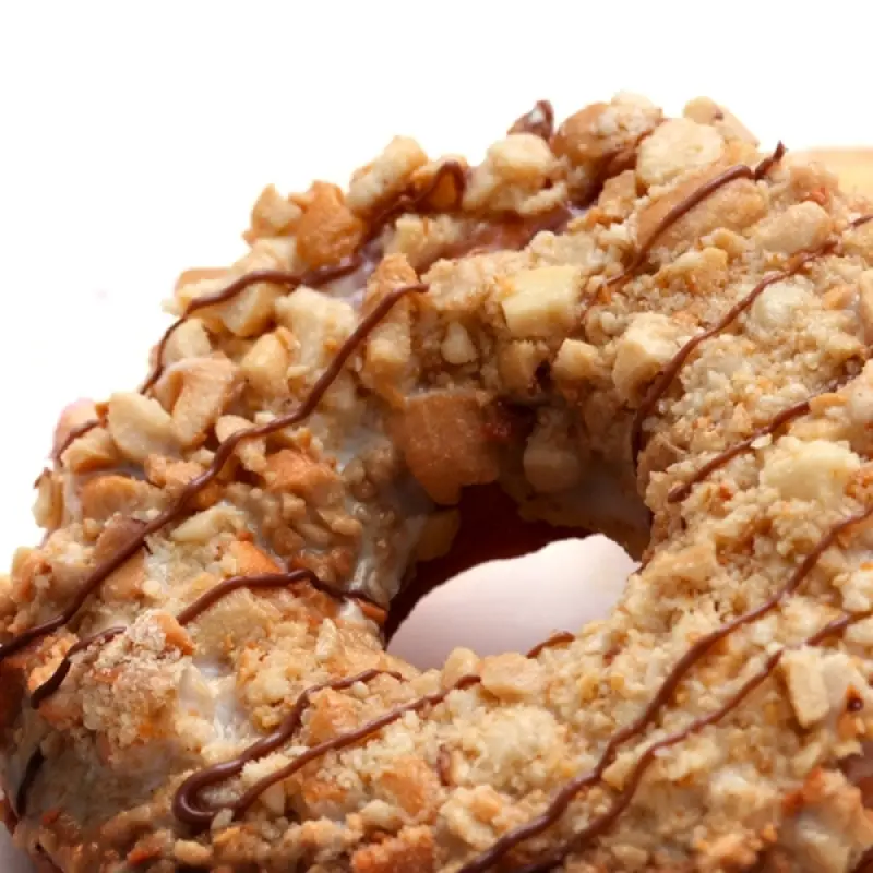 Nutty Crumble Top Donuts