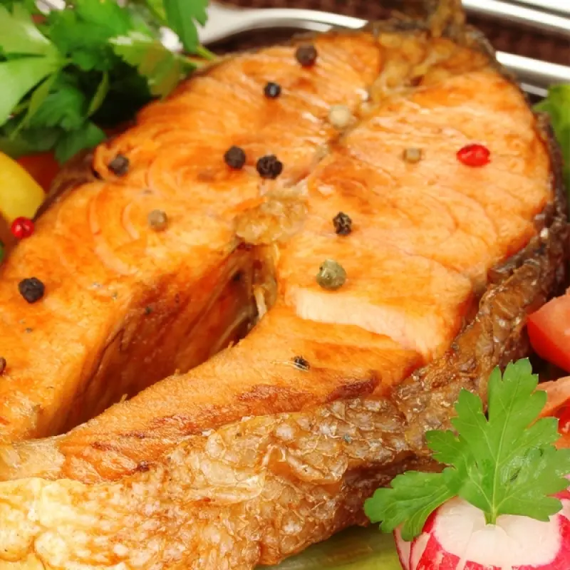 Grilled Peppercorn Salmon