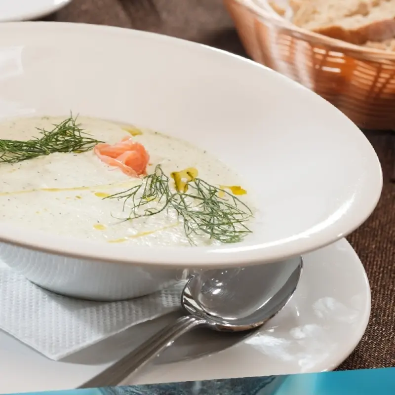 Cream Soup With Salmon