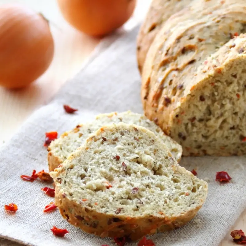 Onion Paprika Pepper Bread