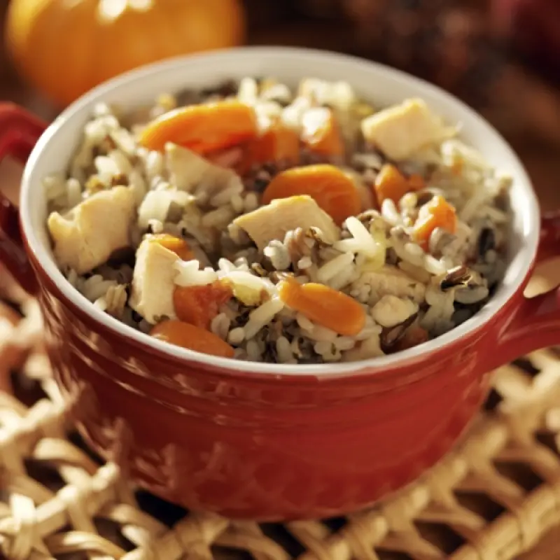 Chicken With Wild Rice And Carrots