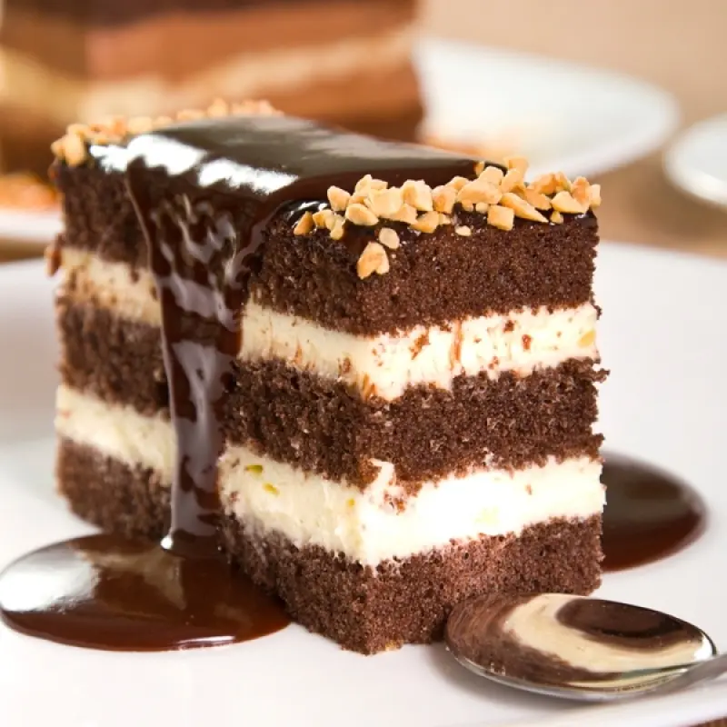 Chocolate Cream Layered Cake