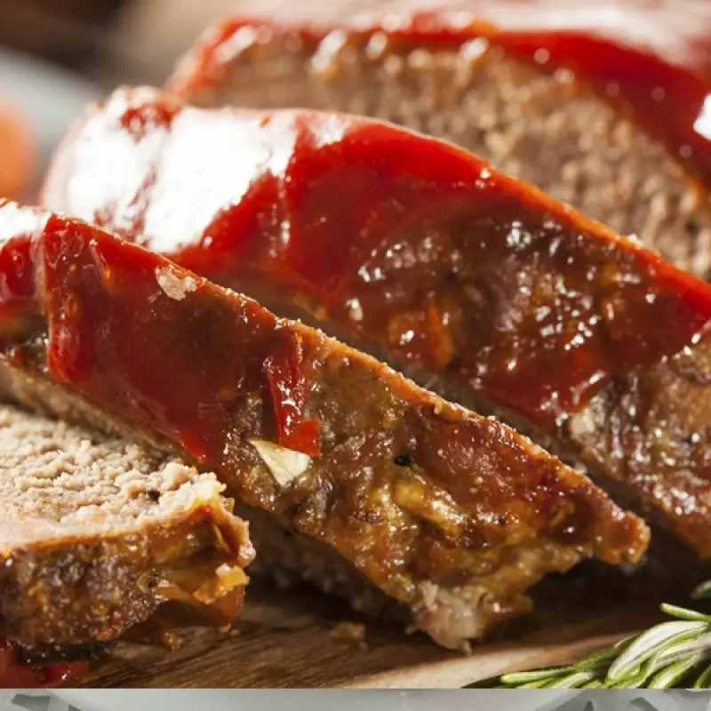 Ground Beef Ketchup Meatloaf